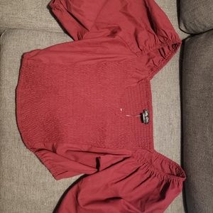 City Chic Shirred Dreams Top